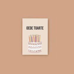 Postkaart Oede toarte / Atelier Moomade